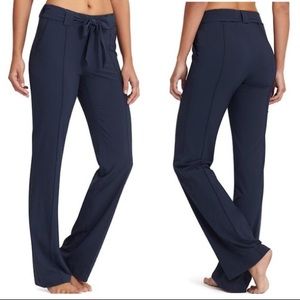 Athleta Destination Wide Leg Pant in navy